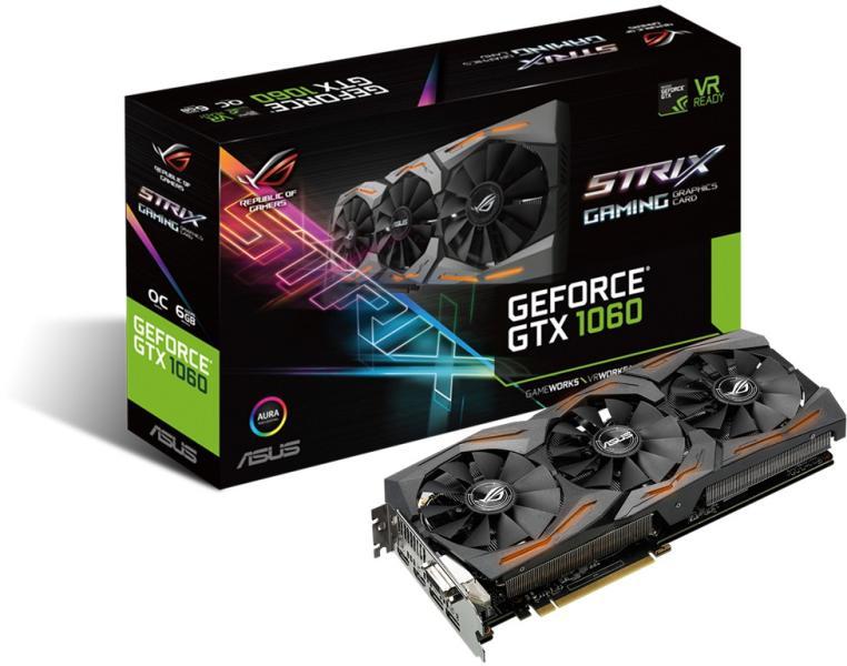 Nvidia GTX 1060 6GB ROG Strix (Használt)